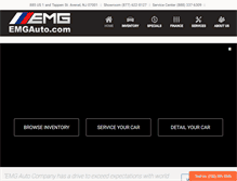 Tablet Screenshot of emgauto.com